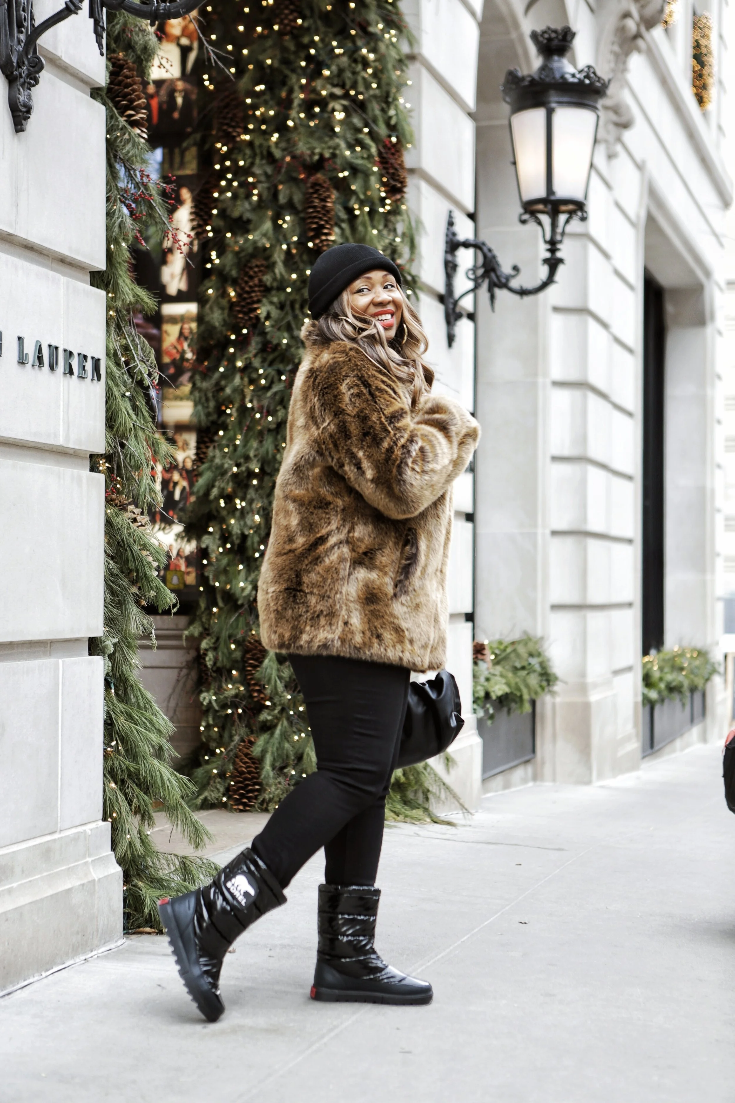 Boots with sales a fur